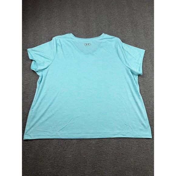 Under Armour Women's Loose Fit HeatGear Short Sleeve T-Shirt Size 2X - Picture 2 of 5